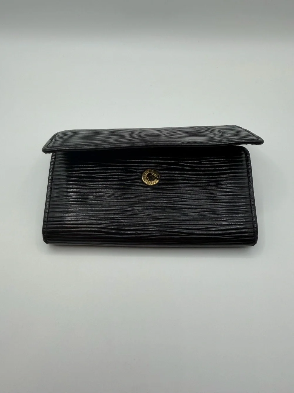 Louis Vuitton Black Epi 4 Key Holder
